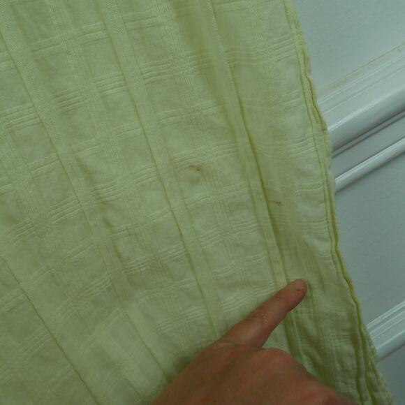 Pomander Place Medium Kaftan Carolina Maxi Dress Butter Yellow Cotton Resort - Picture 7 of 11